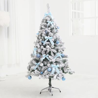 China Artificial Christmast Ornament Christmas Pile Coating Cedar Tree Set Creative Home Decoration Accessories Christmas Decorations For Home Figurine for sale