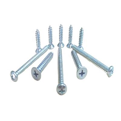 China Pan Head Phillips Drive Sheet Metal Screw Flat Tapping Screw for sale