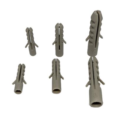 China Wall Anchor Gray Plastic Anchor M8*40mm Plastic Nylon Anchor for sale