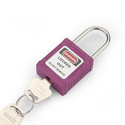 China OEM Manufacturer Custom Laser Coding and Label Security Padlock with Keyed and Steel Keyed Shackle BD-G708 for sale