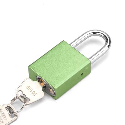 China Aluminum body with stainless steel shackles industrial aluminum padlock likewise locked with master key to lockout-tagout equipment workers individual overhaul for sale