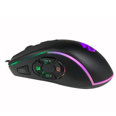 China Gaming Gaming Hot Selling Wired Mouse with Colorful Led Lights for PC Laptop and Mac Computers for sale