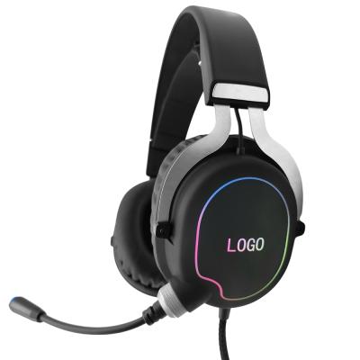 China Super Bass Computer Gaming Earphone 3.5mm Jack RGB E-sports Gaming Headset Earbuds With RGB Light For Home And Office for sale