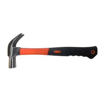 China Rubber Hammer Curved Claw Hammer With Soft Grip Grip for sale