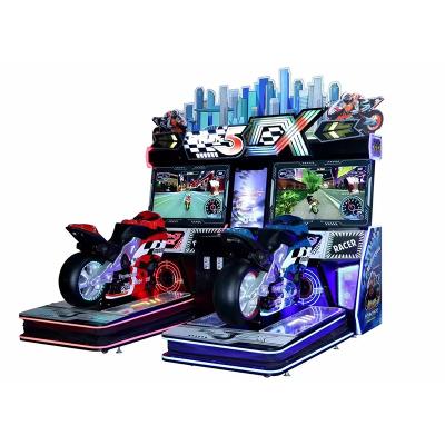 China Hardware + Tempered Glass Win Super Money Engine Arcade Games Machines 3d Car Racing Fun Overtaken Game Machine for sale