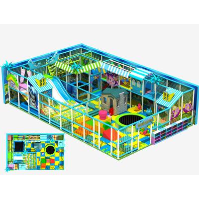 China ALLOY China Used Indoor Commercial Playground Equipment Games Kids Indoor Soft Playground for sale