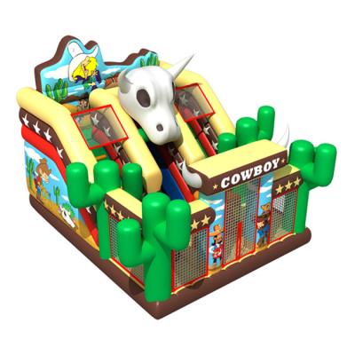 China Hot Selling Indoor Or Outdoor Bouncer Hot Sale Skull Inflatable Castle Combo Bouncer Child In Amusement Park For Amusement for sale