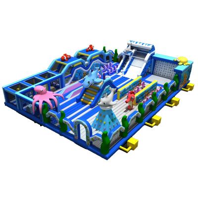 China Indoor Or Outdoor Inflatable Party Jumpers Inflatable Jumpers Playground Theme Park Ocean Bouncers Entertainment Equipment for sale