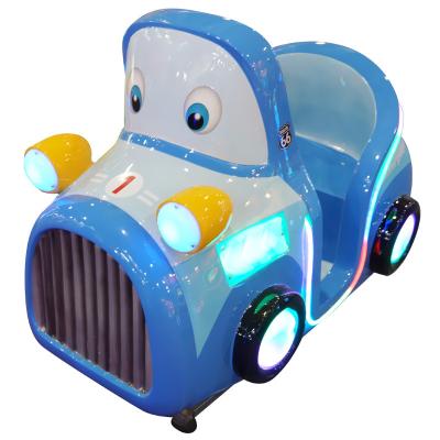 China FRP 2022 New Design Children's Car Kiddie Ride Game Coin Operated Blue Kiddie Ride For Amusement Park for sale