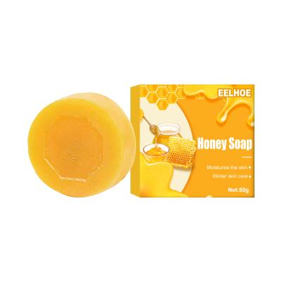 China Addition of Honey In Mites Body Soaps Moisturize Skin Rejuvenation Face Wash Bath Handmade Deep Cleansing Refreshing Scent for sale