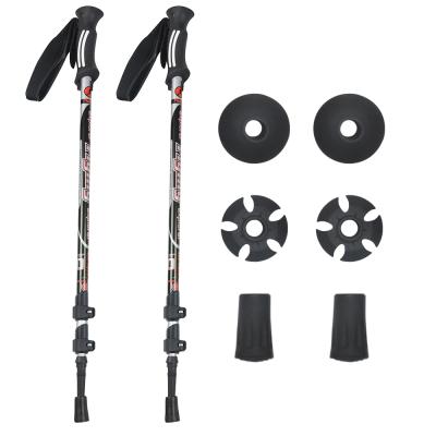 China Custom PP Trekking Pole Carborn Trekking Hiking Pole Plastic Hiking Stick for sale