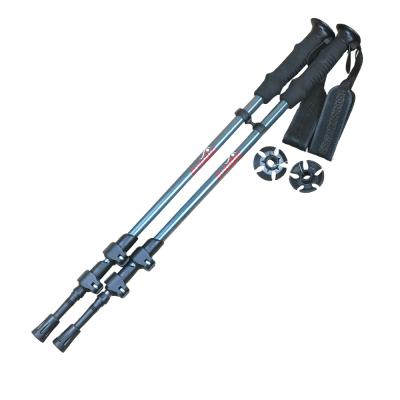 China EVA Professional Mini Telescopic Trekking Pole Universal Climbing Pole Customizable for sale