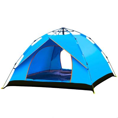 China 2021 Winter Extended Type Increasing Camping Family Tent Waterproof Outdoor Automatic Pop Up Camping Tent for sale