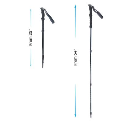 China Custom EVA High quality multifunctional alpine pole trekking pole antique walking stick for sale for sale