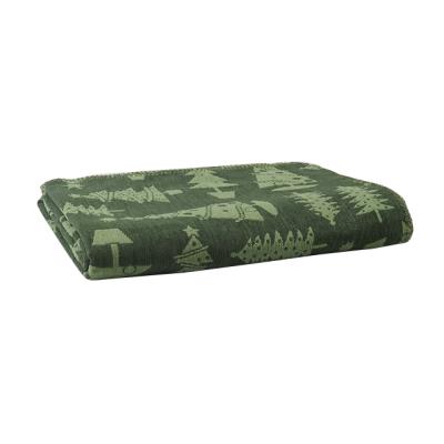 China PORTABLE Jacquard Woven Double Layer Throw for sale