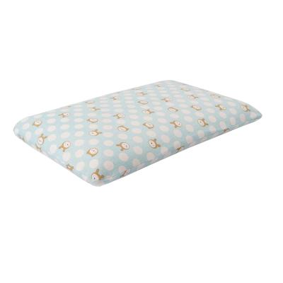 China ATAYA Breathable And Comfortable Memory Foam Baby Pillow With Printed Cotton Cover for sale