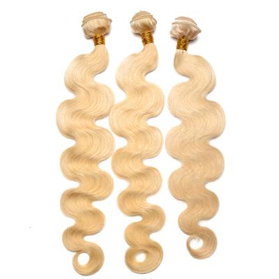 China Wholesale Bulk Body Wave Bundle Blonde 613 Human Hair Bundles for sale