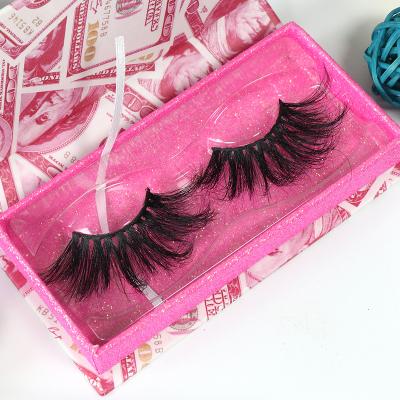 China Crisscross 30mm mink eyelashes seller wholesale cruelty free vegan mink strip eyelash with tray no box sibrian mink lashes 5d 30mm lashes for sale