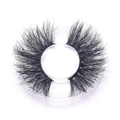 China Wholesale Fluffy and Dramatic Own Brand Private Label 3D Mink Hair 25MM Eyelashes 100 Fake Mink 3d Lashes for sale