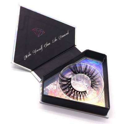 China New Design Soft Natural Soft Packing 3D Lshes Custom Silk Full Strip Eyelashes for sale