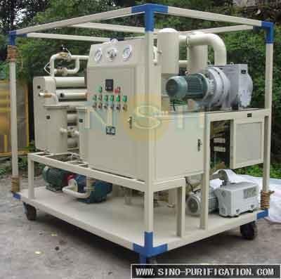 Chine 12000L/H Transformer Oil Purifier NSH VFD Series Double Stage Vacuum Oil Treatment System à vendre