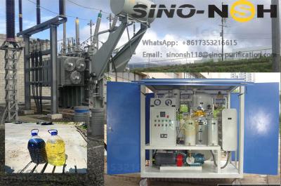 China On-Line Oil Filtration And Continuous Operation Double-Stage Vacuum Transformer Oil Purifier for sale