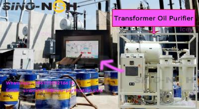 China 600-18000L/H Model VFD Transformer Oil Purifier Model  with PLC operation control for sale