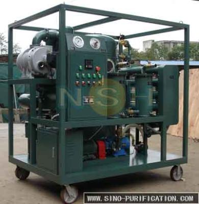 China A double-stage vacuum oil purifier from the VFD Series, designed for transformer oil, has the capacity to purify up to 4000 liters per hour. for sale