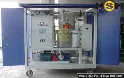 China Online Support 600-18000L/H Model VFD Transformer Oil Purifier for Stainless Steel / Carbon Steel for sale