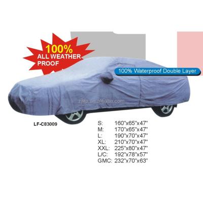 China waterproof pvc with cotton/car waterproof cover for sale