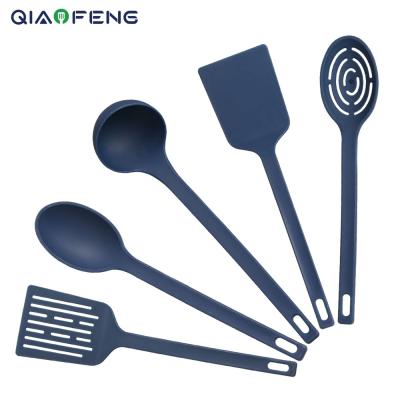 China Sustainable Wholesale 5pcs Kitchenware Cooking Tool Custom Nylon Kitchen Utensil Set for sale