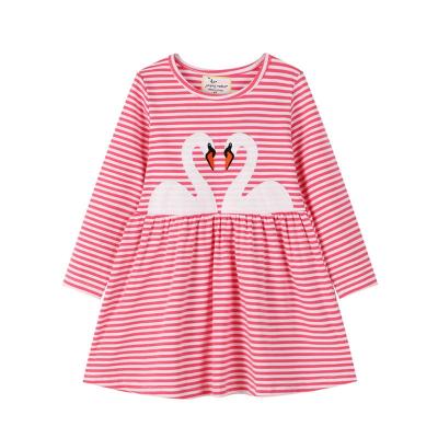 China 2020 Breathable Fashion Cotton Stripes Girl Dress 4 Years Old Babies Dress Summer Dress for sale