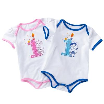 China 2020 Wholesale Summer Cotton Baby Rompers Newborn Clothes for sale