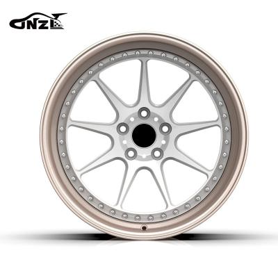 China 6061t6-aluminum alloy Custom Performance Two Piece Forged Wheel Rims 5x112 Multi Spoke Lightweight Forged Wheels for sale