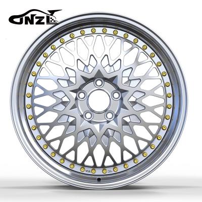 China 6061t6-aluminum alloy Wheels Tires And Accessories Rims 18 Inch 5x1143 5x100 Aluminum Alloy Two Pieces Forged Wheels For Passenger Car for sale