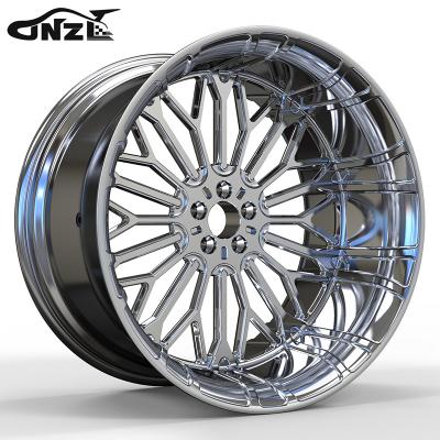 China 6061t6-aluminum alloy Forged Wheels Sport Off Road 22x12 Rims 22 Inch 5x114.3 Concave H Structure Forged Wheels for sale