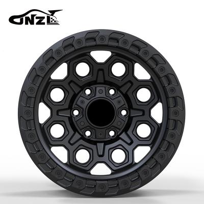 China 6061t6-aluminum alloy 2023 Off-road Forged Wheels Hub 16 17 18 20 Inch Staggered Mesh Full Coating Car Rims Alloy Wheels for sale