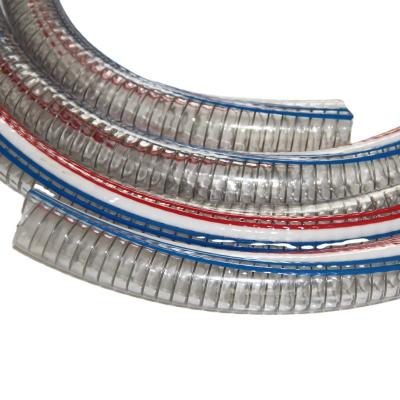 China High Quality High Temperature Resistance PVC Steel Wire Spiral Reinforced Hose for sale