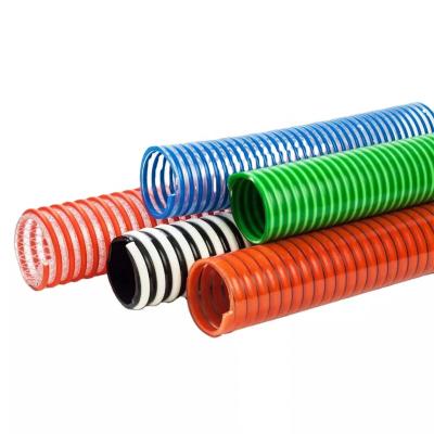 China High Temperature Resistance PVC Corrugated Hose / PVC Suction Hose for sale