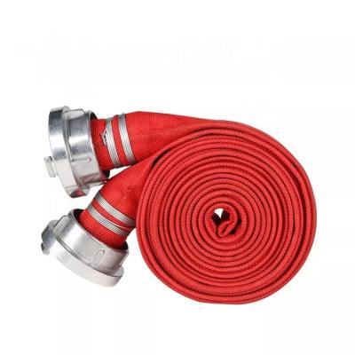 China Fire Fighting Rescue Rescue 12 Inch PVC Red Fire Hose Liner Collapsible Water Layflat Fire Hose for sale