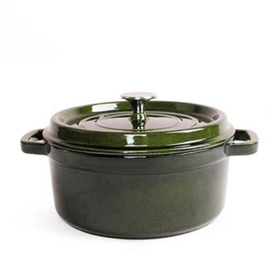 China 20/22/24/26 Cm Sustainable Cast Iron Cookware Enamel Casserole Dish for sale