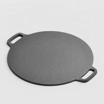 China Viable Non-Stick Pan Oven Safe Pizza Baking Pan Pre-Seasoned Cast Iron Pizza for sale