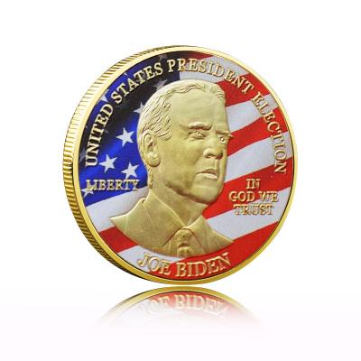 China Fan Shu New American Presidential Campaign 3D Printing Souvenir Joe Biden 2020 Custom Coin for sale