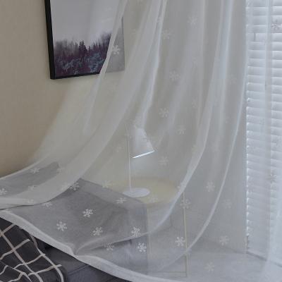 China Hot Sale Sheer Fabric Modern Flower Blackout Amazon Country Style Drapes Curtain Wholesale Polyester Ready Made For Bedroom for sale