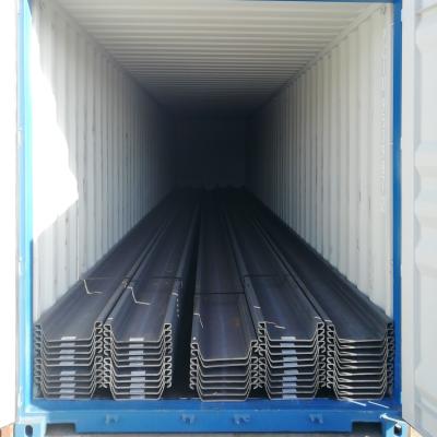 China 400x100x10.5mm Industrial Type - 2 U Hot Rolled Type Steel Sheet Pile For Construction for sale