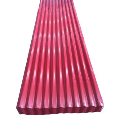 China Prepainted Container PPGI Plate Plastic PE PVC Color Coated Galvanized Corrugated Roofing Steel Sheet for sale