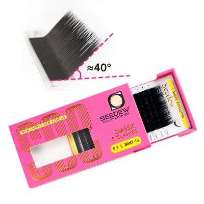 China Different Lashes Long SEEDEW Shape L-Shape Eyelashes Halloween Natural Special False Eyelashes For Professionals Private Label Wholesale for sale