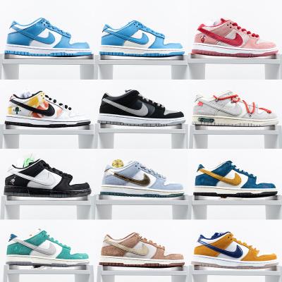 China Quality EVA Custom Brand Sneakers Genuine Leather Nikes High Tempered Low Tops Mens Basketball Skate Board Shoes Customized By SB for sale