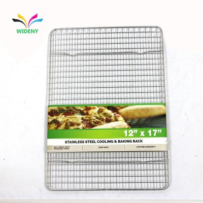 China Cheap Customized Disposable Wire Stainless Steel Server Bakery Rack With Rack Cooling Baking for sale