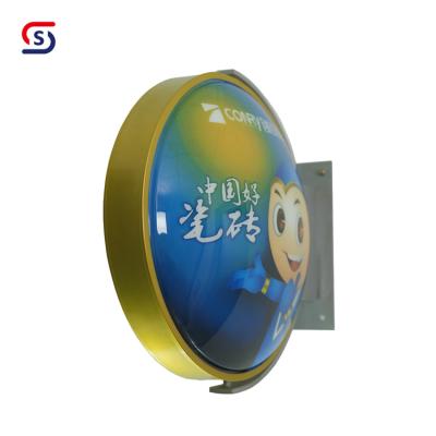 China Customized 1110 outdoor led-mold vacuum blister lightbox double side around wall mounted outdoor lightbox led for shop for sale